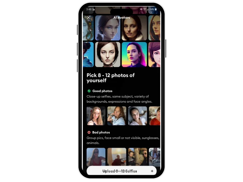 Remini AI avatars image
