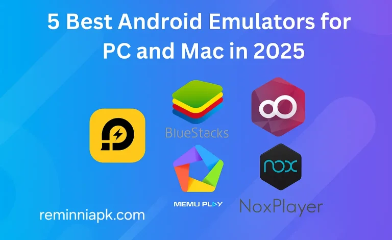 feature image of best android emulators for pc and mac